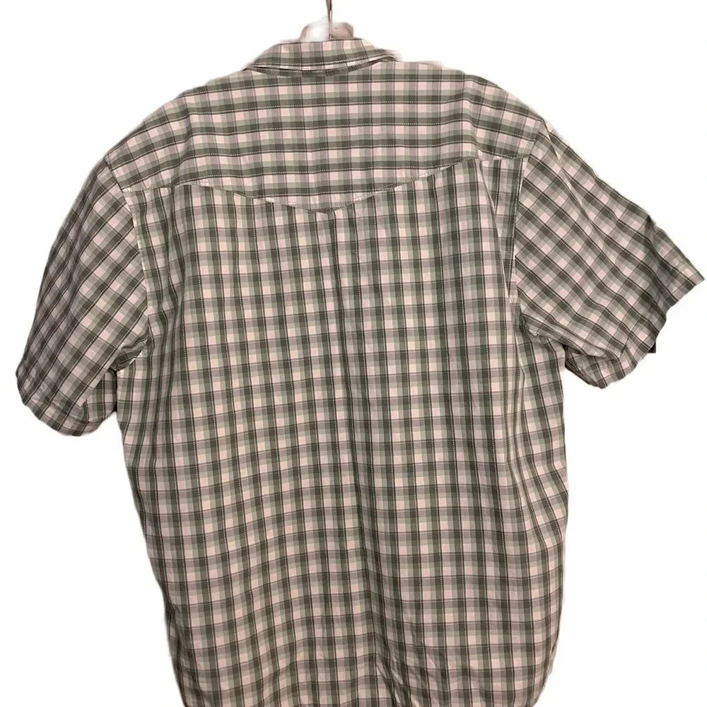 Tommy Bahama Jeans Plaid Short Sleeve Button Up Shirt Size XL - Picture 2 of 8